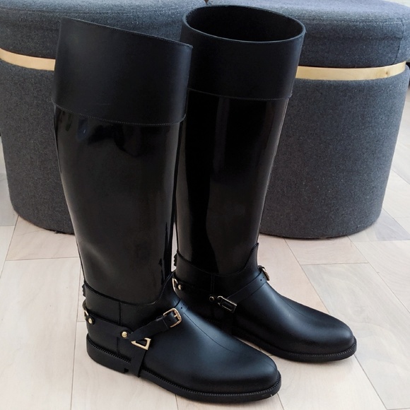 Jimmy Choo Shoes - Jimmy Choo Blogger Riding Rain Boots